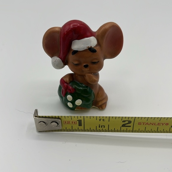 Vintage Lefton Josef Christmas mouse - Picture 3 of 6